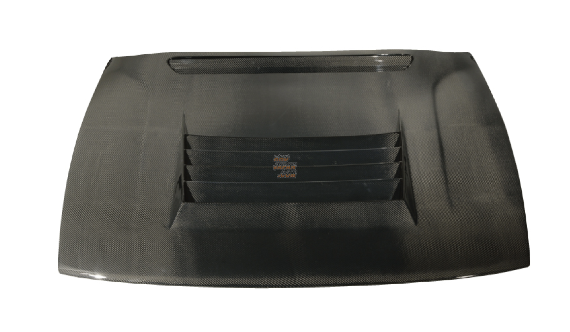 D-Max D1 Spec Bonnet Cooling Hood Black Carbon Fiber - S13 PS13