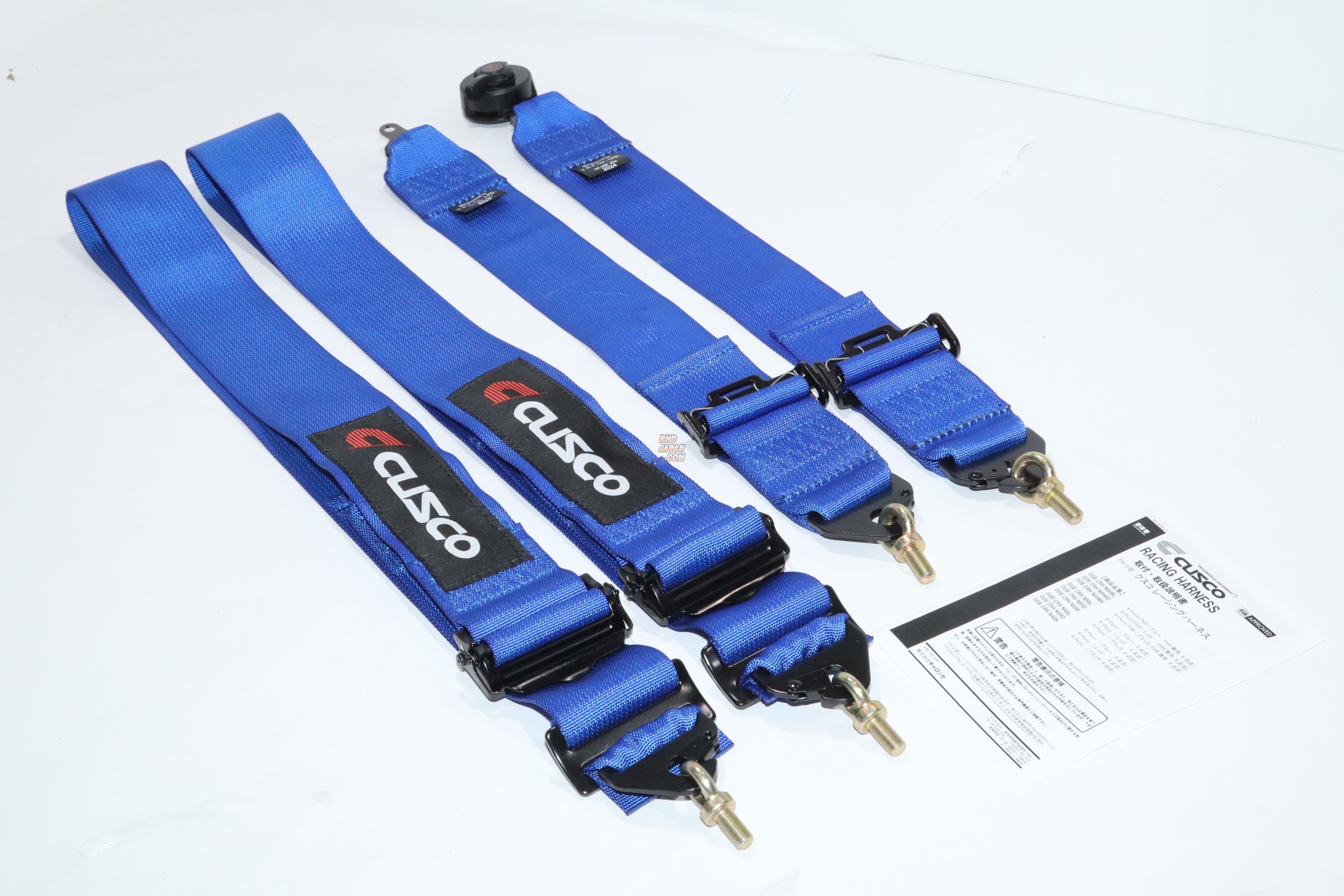 新商品 CUSCO クスコ レーシングハーネス 4-Point (4点式) ブルー (00B-CRH-N4BL シートベルト CAPATRONATO