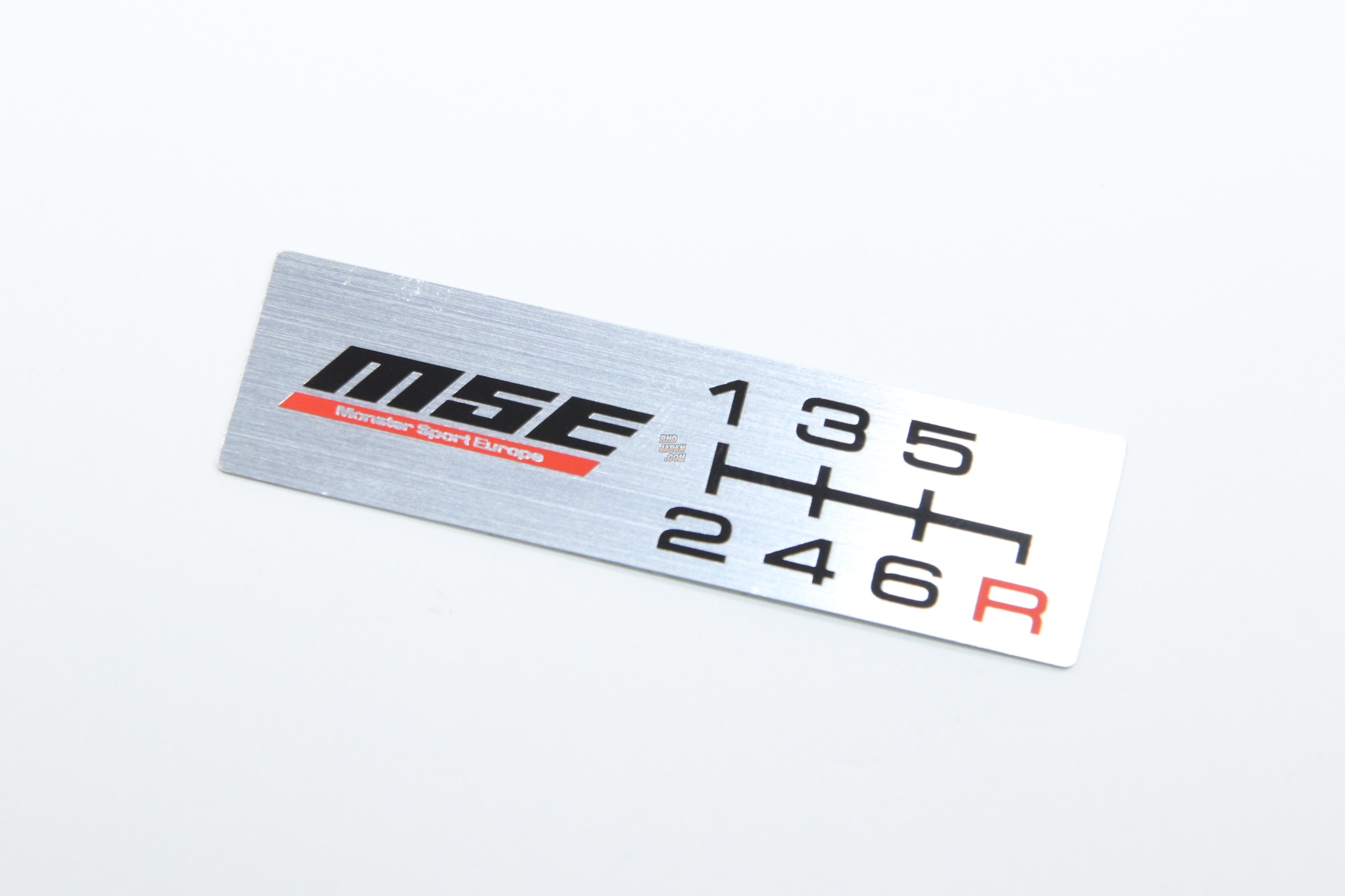 Monster Sport MSE Shift Pattern Emblem Hair-Line Metal - Swift Sport ZC32S