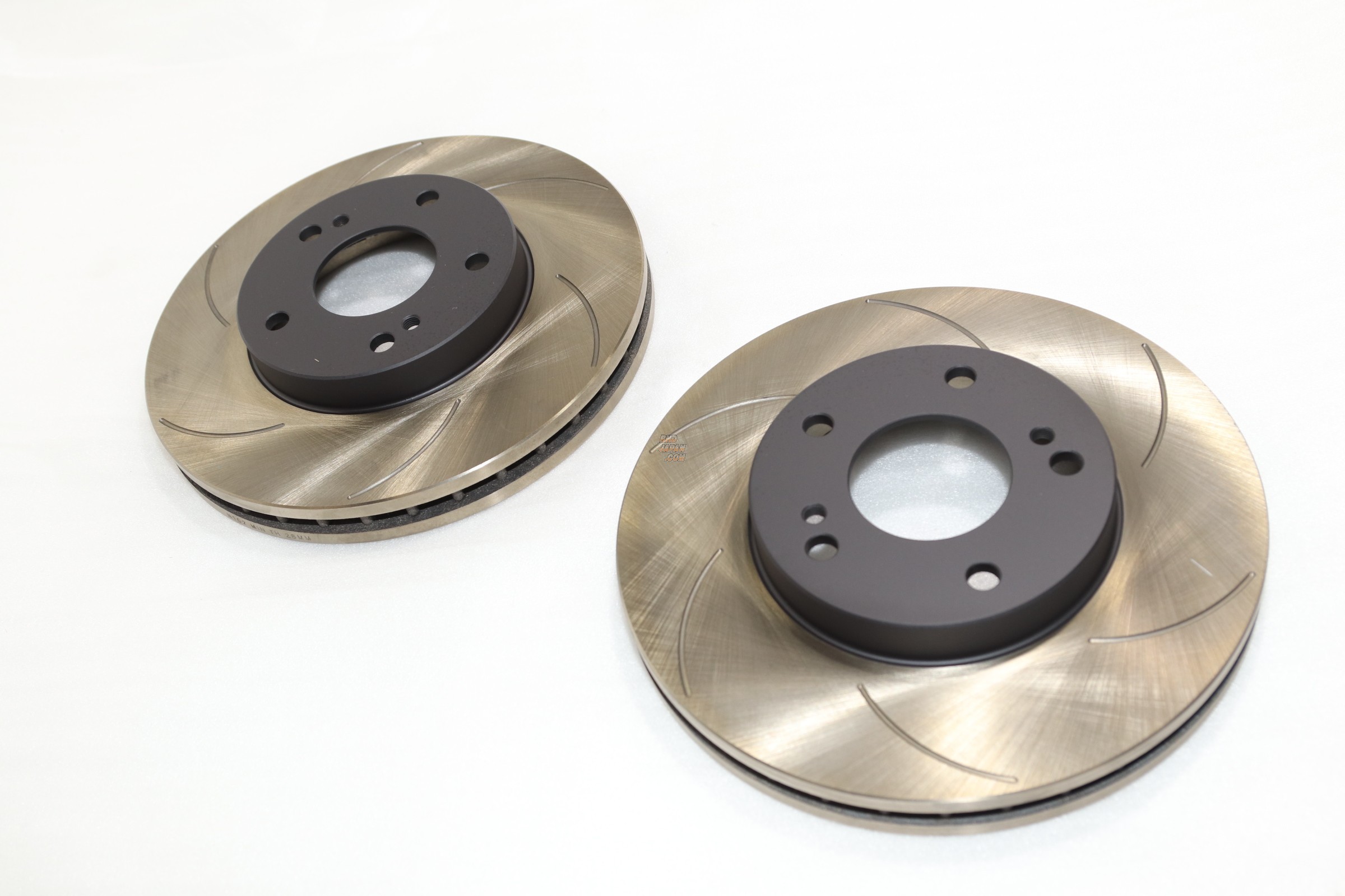 Project Mu SCR Pure Plus 6 Front Brake Rotors Black Hat Coating