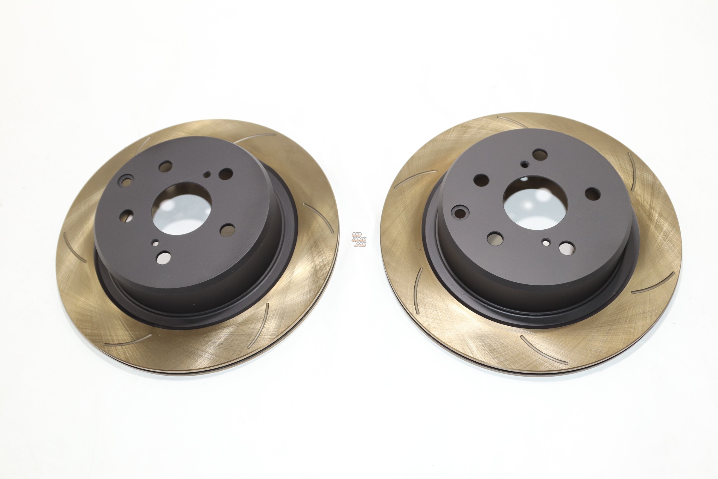 Project Mu SCR Pure Plus 6 Rear Brake Rotors Black Hat Coating JZX90