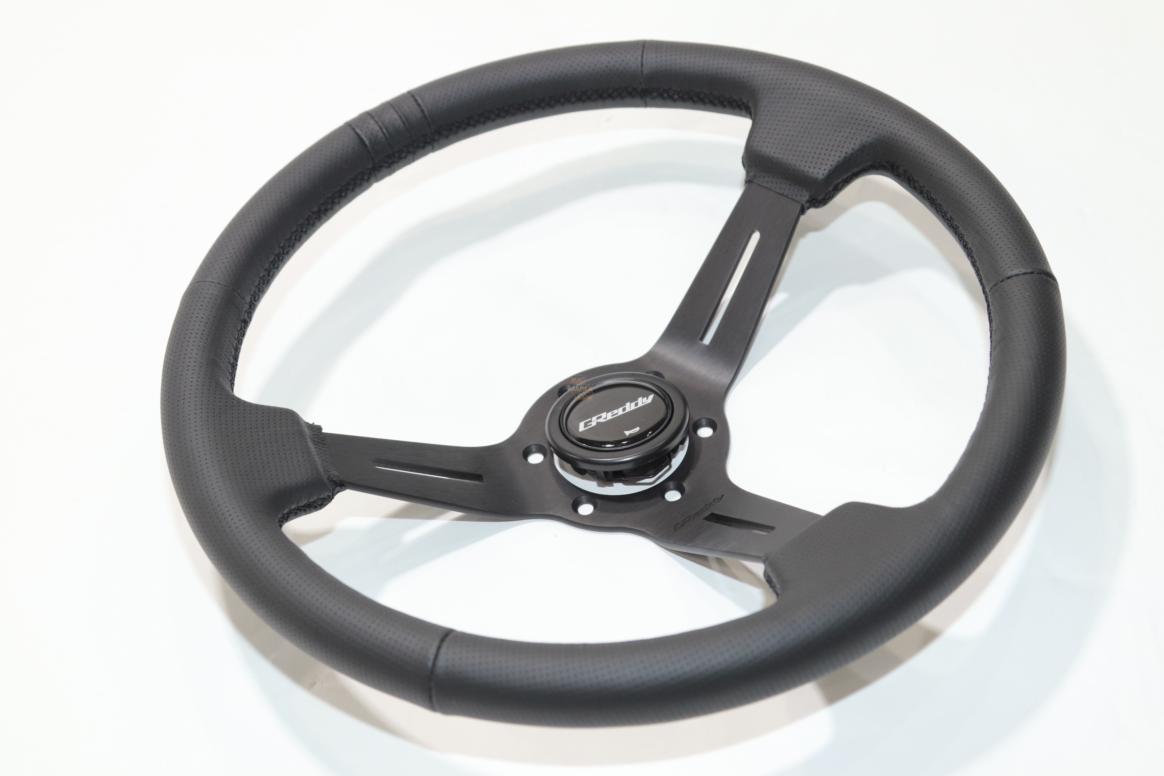 Trust Greddy Steering Wheel Black Edition - Deep Type - RHDJapan
