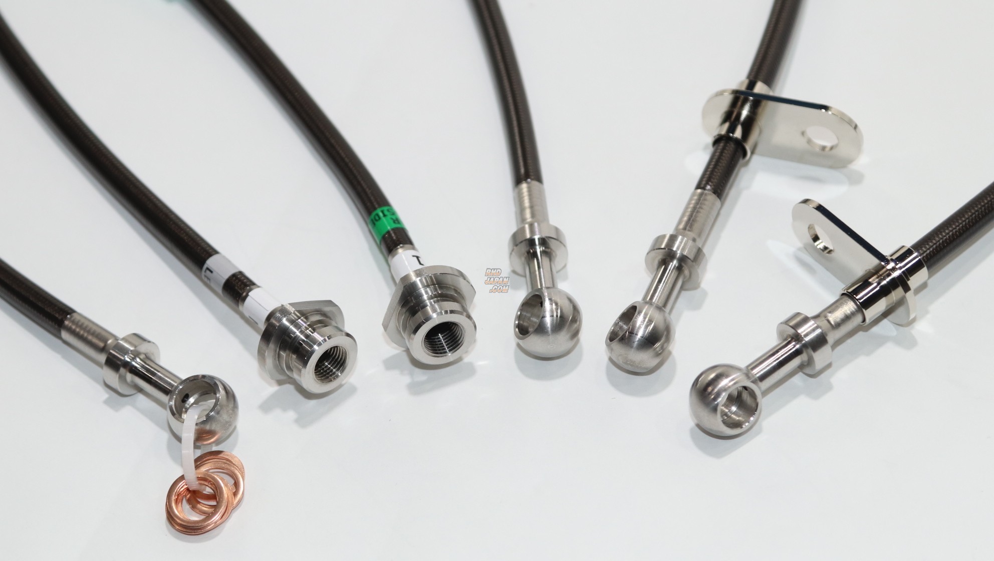Project Mu Teflon Brake Line Stainless Fittings Smoke