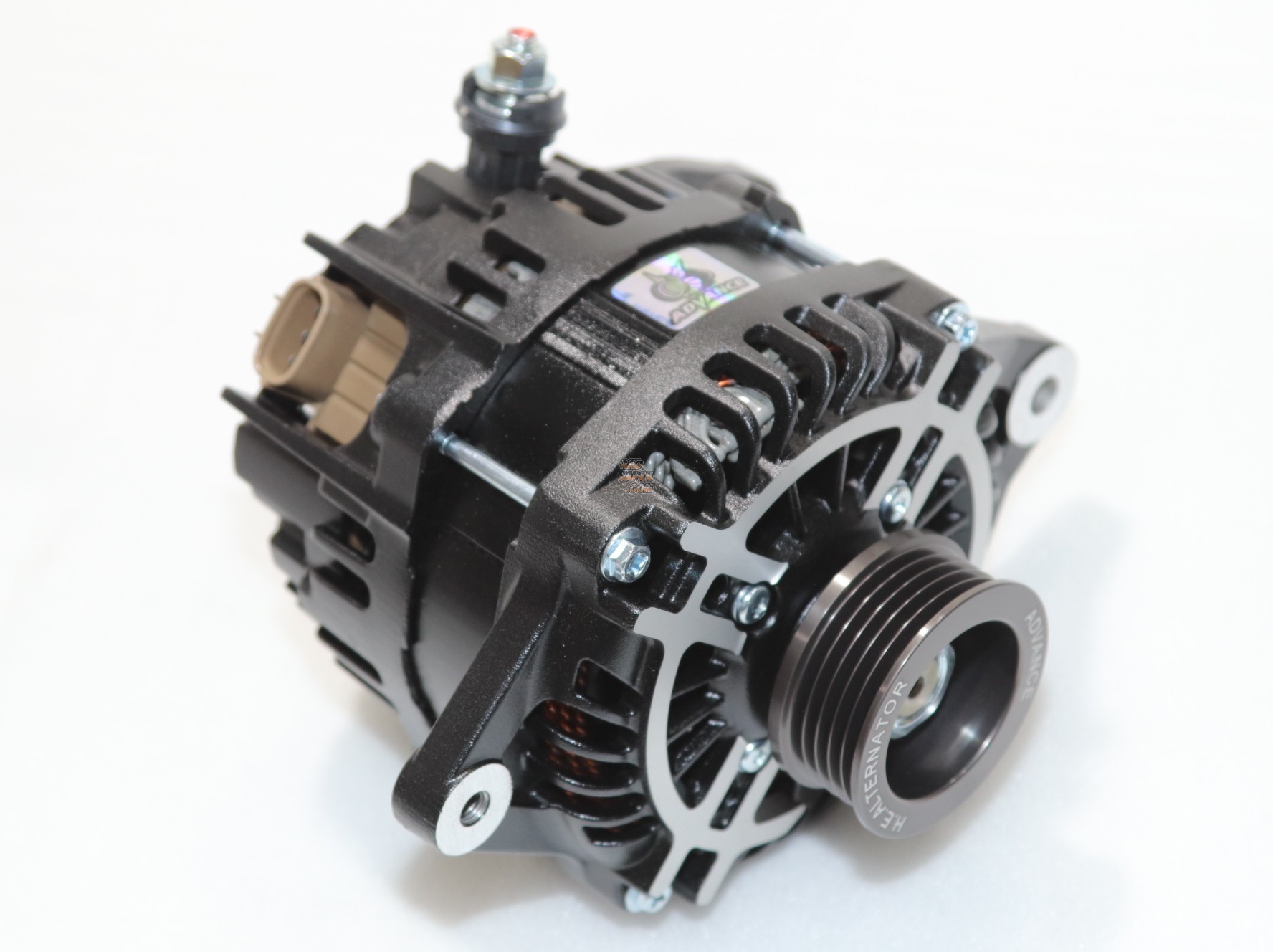 ADVANCE High Efficiency Alternator 150A Black Gunmetal Pulley - Impreza Forester Legacy