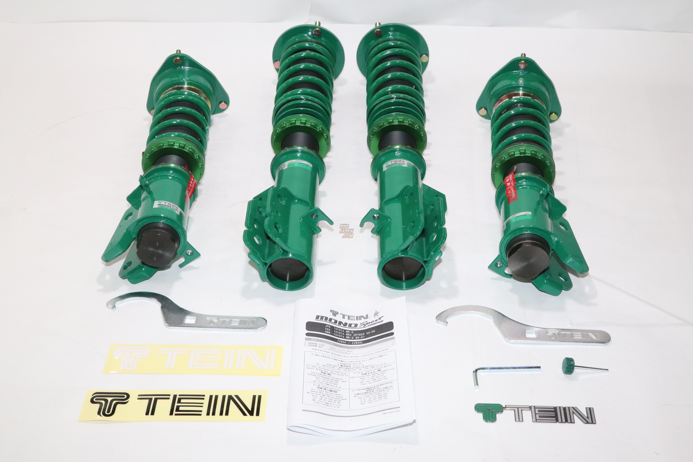 TEIN Mono Sport Coilover Suspension Kit - ZZW30 - RHDJapan
