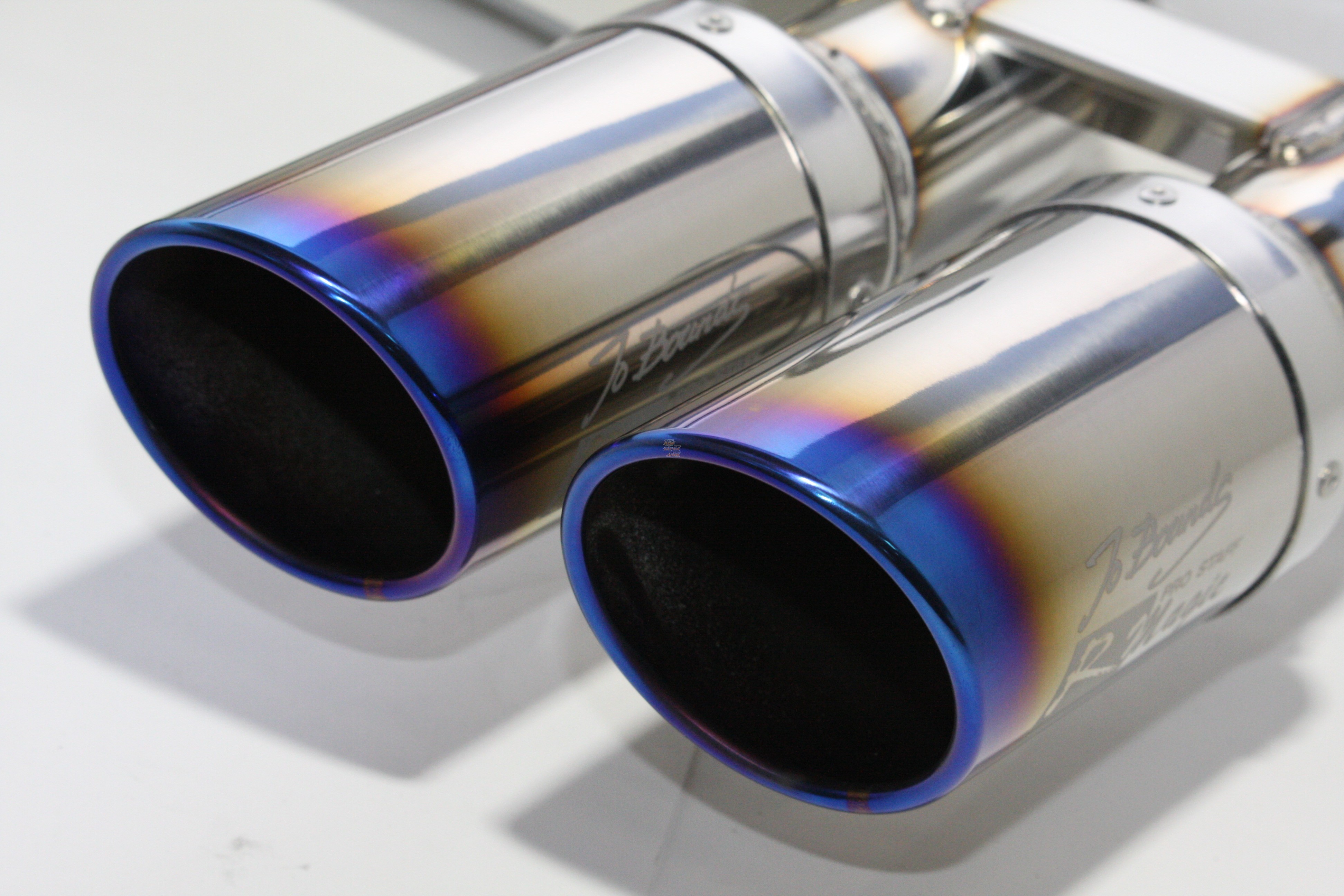 rinaNOISE マフラー SOUND EXHAUST SERIES R-Magic RM Tuned Silencer Titanium Slash Muffler Exhaust