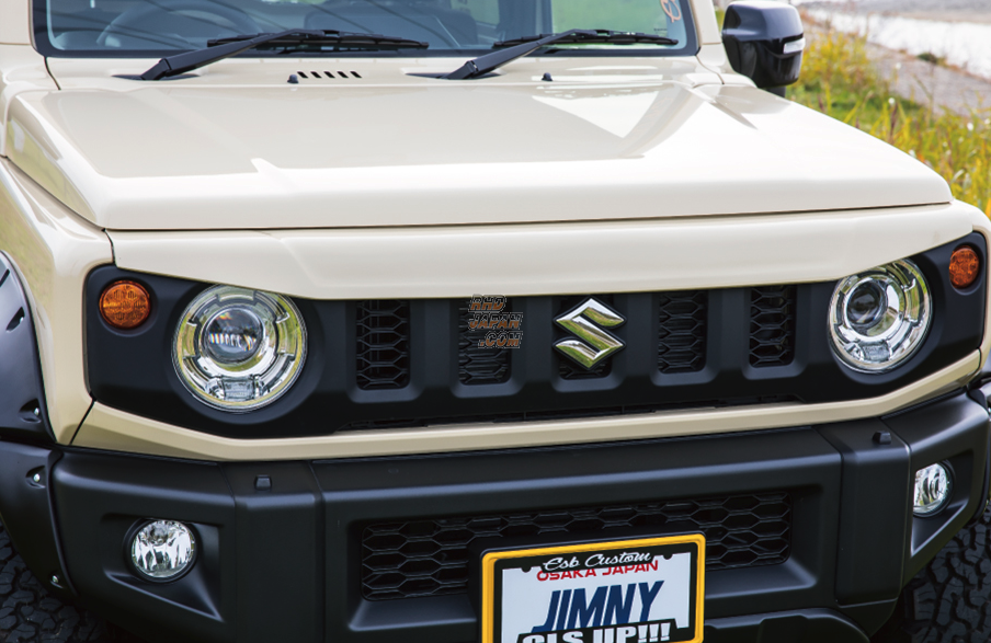 Suzuki Jimny JB64/JB74 Angry style bad face Front Badgeless Grille from  Japan 