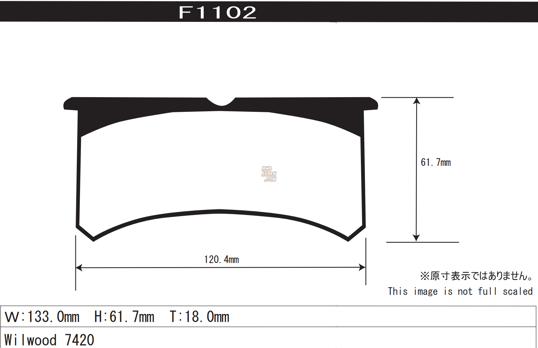 Project Mu Brake Pads Type HC-CS Willwood 4 Pot #7416 #7420 - F1102