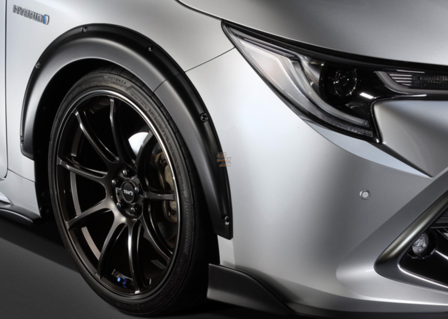 TOM's Over Fender Set ABS Attitude Black Mica - Corolla Sport ZWE211H ZWE213H NRE210H NRE214H