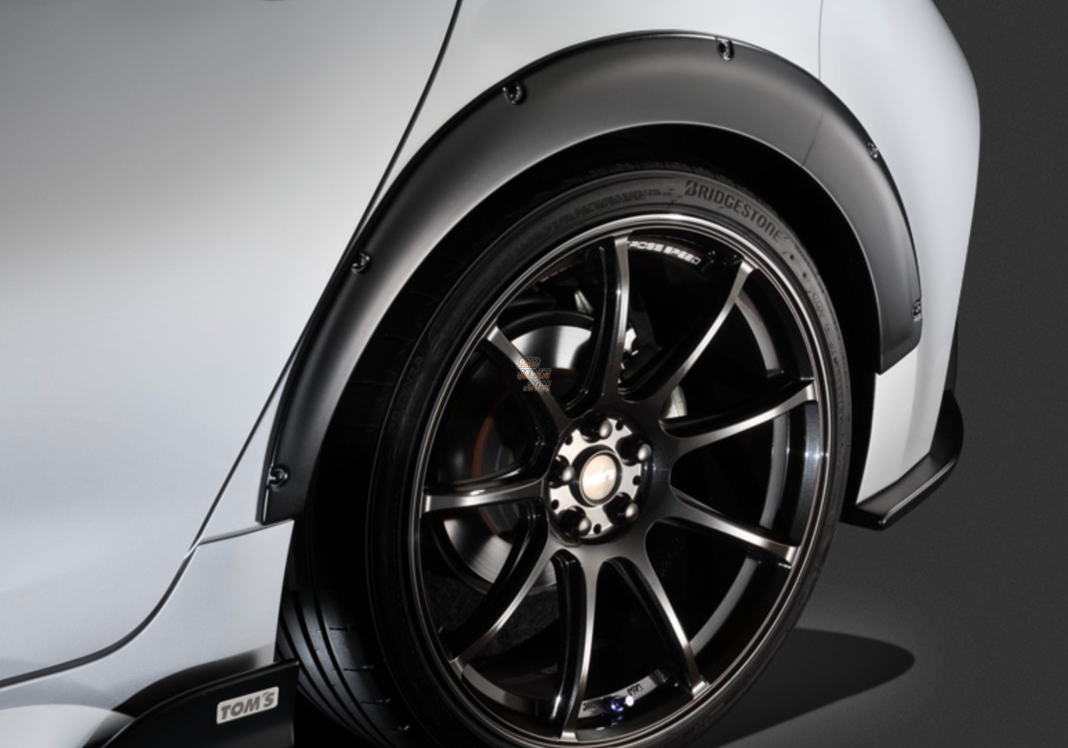 TOM's Over Fender Set ABS Attitude Black Mica - Corolla Sport ZWE211H ZWE213H NRE210H NRE214H