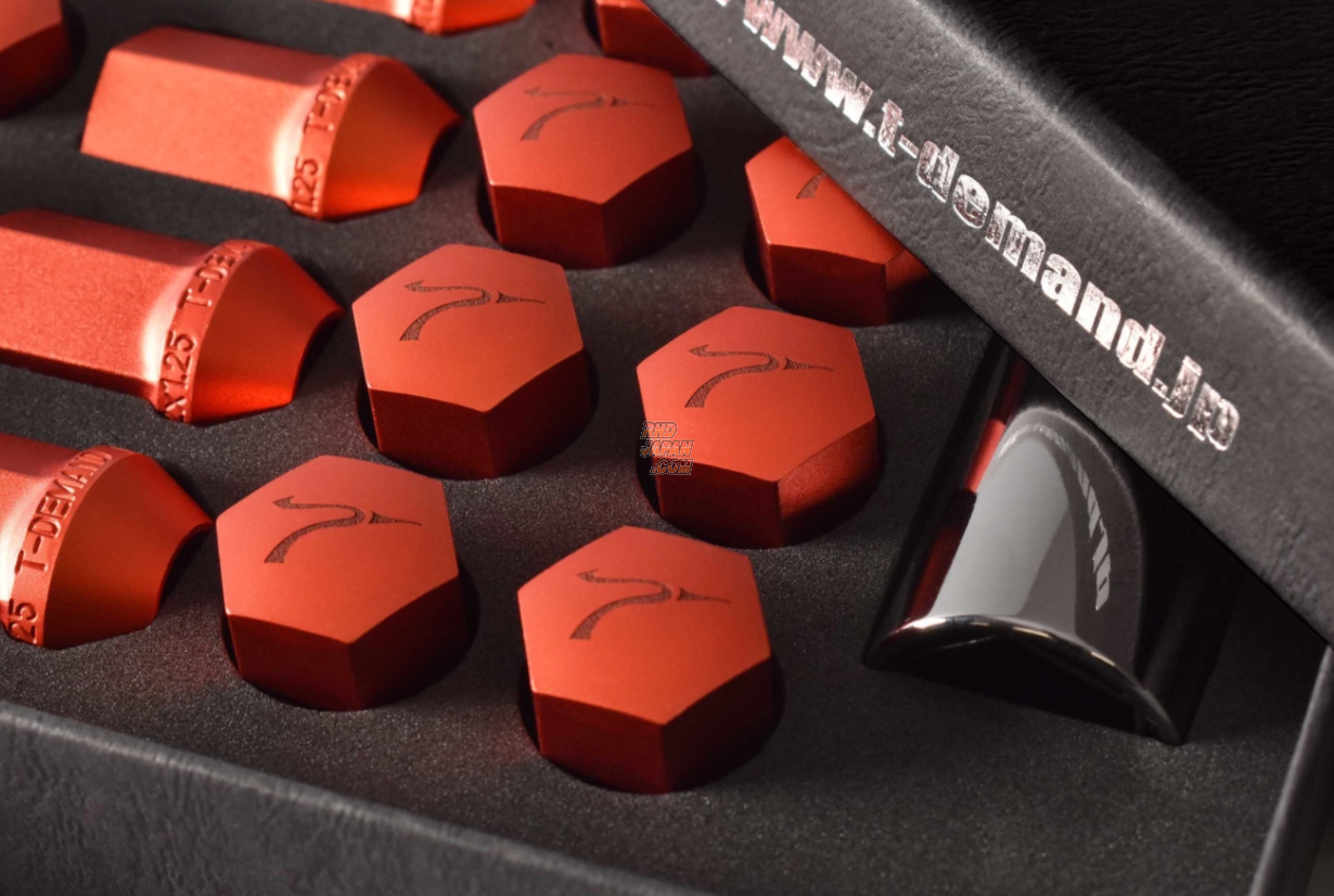 TDemand Pro Nut Lug Nut Set Orange M12×P1.25 20 Piece RHDJapan