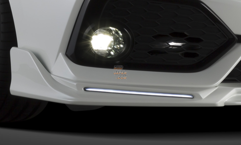 Blitz Aero Speed R-Concept Front Lip Spoiler FRP OEM Color OBP - Civic FK7