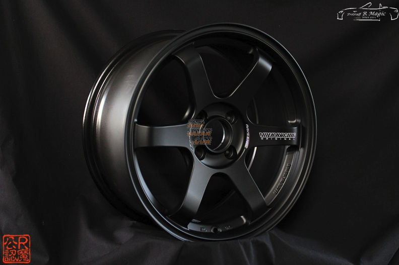 R-Magic RAYS TE37 Sonic Wheel, Hub Jacket & Pink Spoke Sticker Set - Roadster ND5RC NDERC