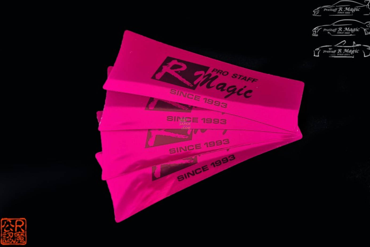 R-Magic RAYS TE37 Sonic Wheel, Hub Jacket & Pink Spoke Sticker Set - Roadster ND5RC NDERC