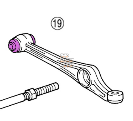 BIOT Suspension Pillow Bush Series Rear Lower Arm Body Side Bushings - SW20