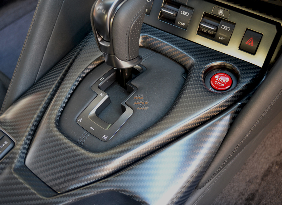 RSW Carbon Shift Panel Black Half Gloss / Matt Finish Carbon Fiber - GT-R R35 MY17~
