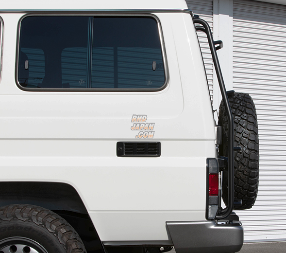 JAOS Rear Ladder 2 Black Land Cruiser LC78 Troop Carrier RHDJapan