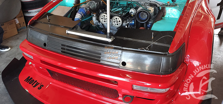 Carbon Junkie Light Grill Dry Carbon Fiber Twill Weave - Levin AE86