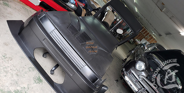 Carbon Junkie Light Grill Dry Carbon Fiber Twill Weave - Levin AE86