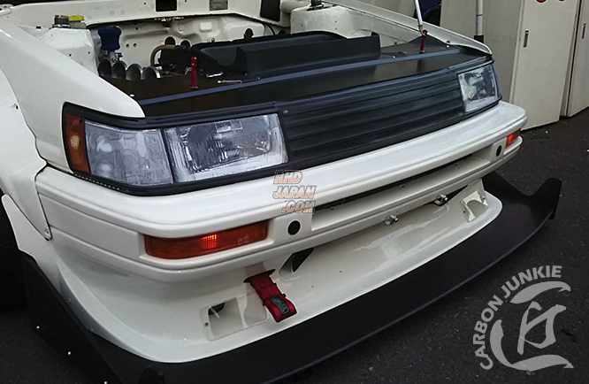 Carbon Junkie Light Grill Dry Carbon Fiber Twill Weave - Levin AE86