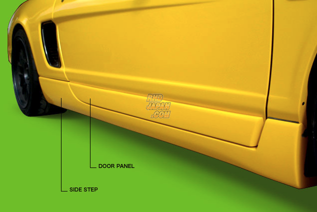 GT-NET ZAZ Route KS Type-R Side Step & Door Panel Set  - NSX NA1 NA2