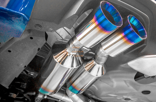 Rowen Premium01TR Exhaust Muffler System Heat Blue Titan Racing