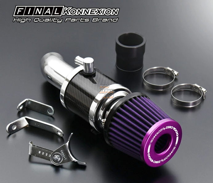 FINAL Konnexion Power Chamber Air Intake System Shine Purple - AZ-1 PG6SA -  RHDJapan
