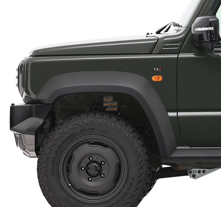 Apio Tactile Front Bumper Matt Black - Jimny Sierra JB74W