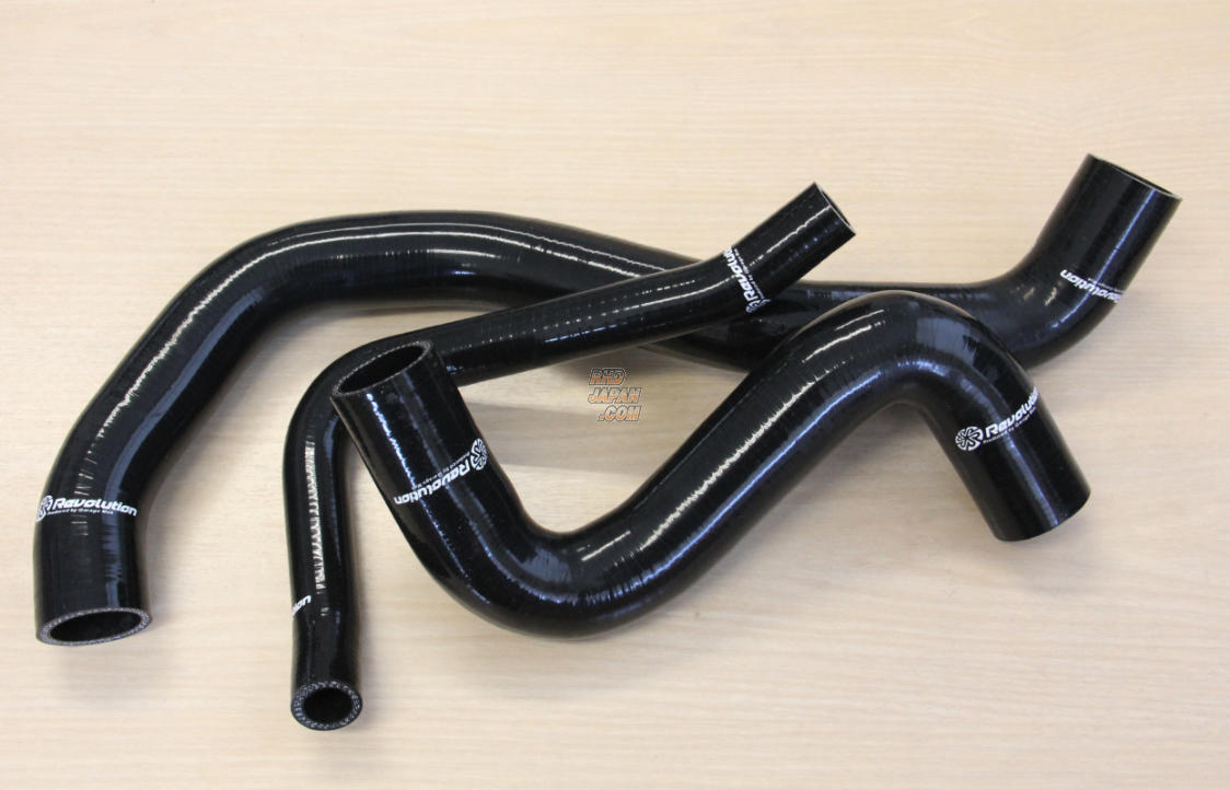 Garage Mak Revolution Silicon Radiator Hose Set Black - GT-R R35