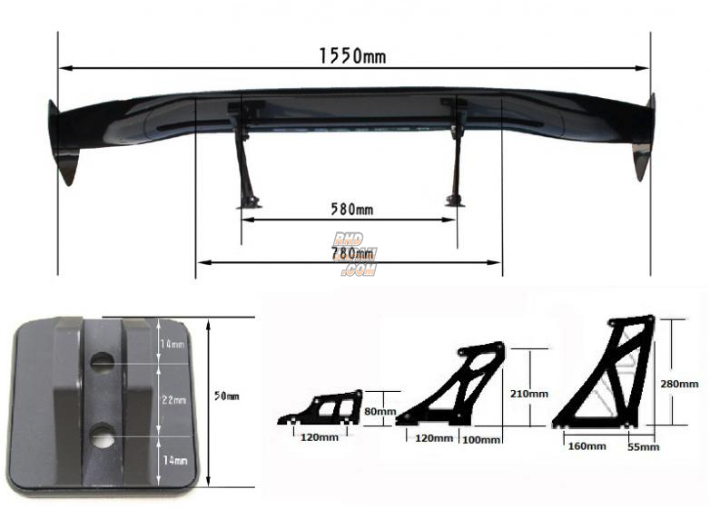 GT WING 次元GTウィング サーキッ品 汎用 | www.gamutgallerympls.com