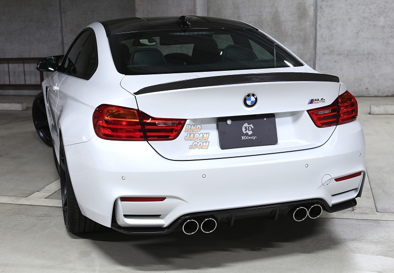 3D Design Trunk Spoiler Dry Carbon Fiber - BMW M4 F82