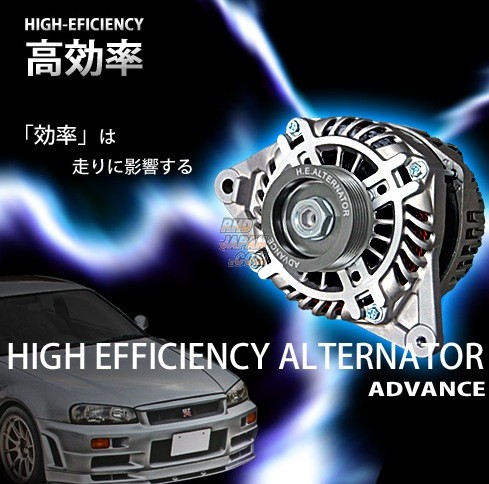 ADVANCE High Efficiency Alternator 150A Black - CN9A CP9A CT9A CT9W