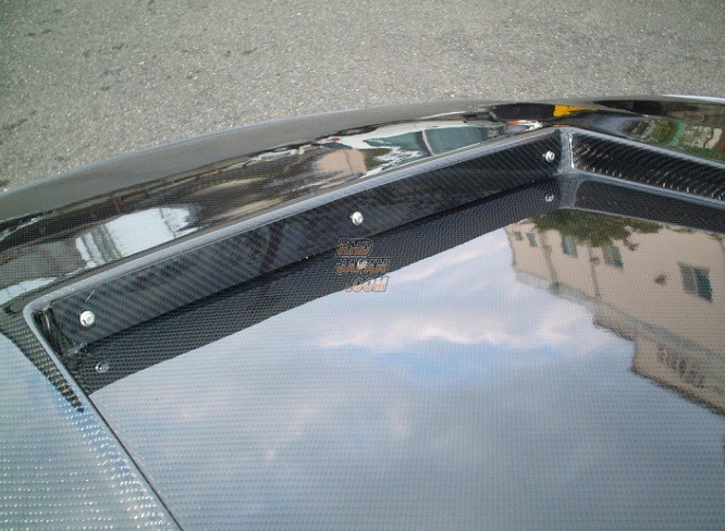 Carshop F1 Bonnet Full Carbon Plain Weave with Rain Duct Cover - BCNR33