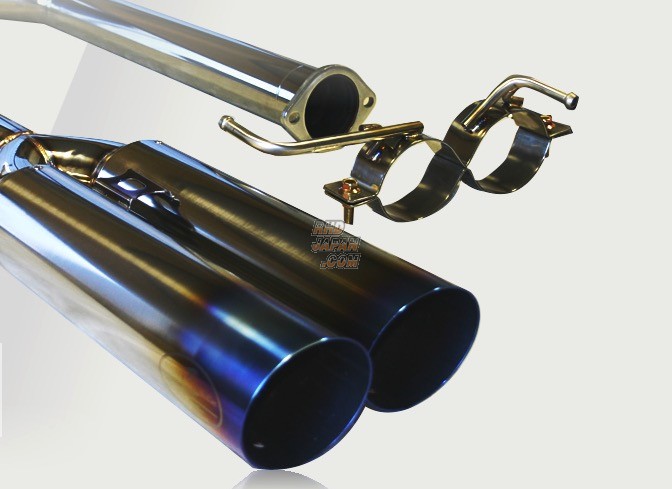 Reinhard #2 Dual Muffler Exhaust System Semi-Titanium for Circuit Type - HR34 NA 4 Door 2WD