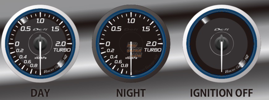 Defi Racer Gauge N2 Temperature 60mm - Blue - RHDJapan