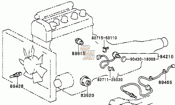 Toyota OEM Oxygen O2 Sensor - SXE10