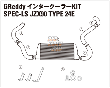 Trust GReddy Spec-LS Intercooler Core - JZX90 - RHDJapan