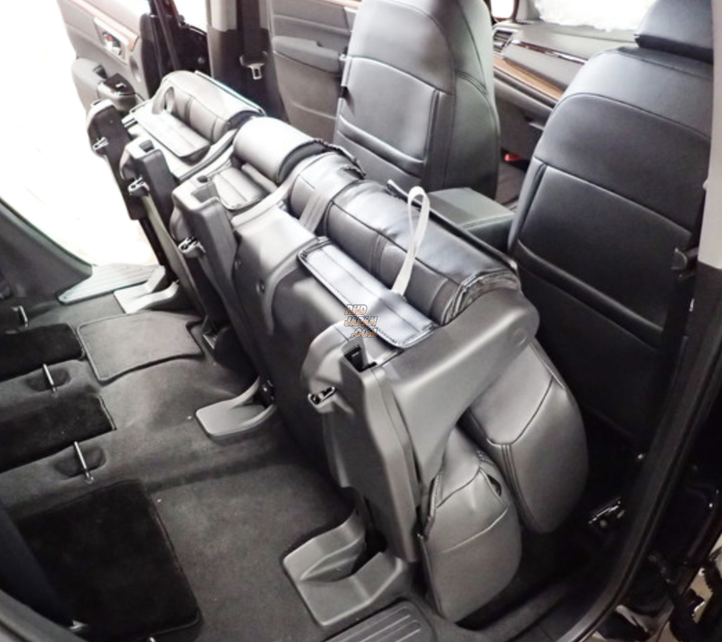 Clazzio Seat Cover Set Prime Series Real Leather Black CR V RE3 RE4