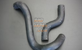 Kameari Stainless Mesh Radiator Lower Hose & Band Set - Blue
