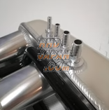 Nagahori Racing High Capacity Aluminum Surge Tank Kit 90mm Throttle Body silver - RB20DET