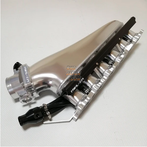 Nagahori Racing High Capacity Aluminium Surge Tank Kit 90mm Throttle Body Silver - RB26DETT