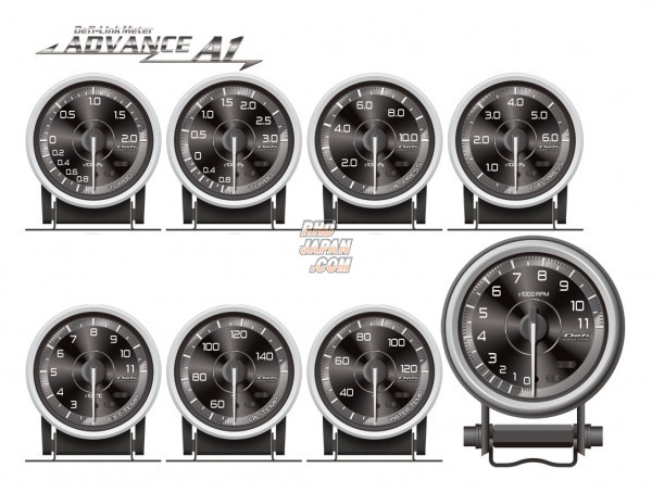 Defi ADVANCE A1 Oil Pressure Gauge Meter - RHDJapan