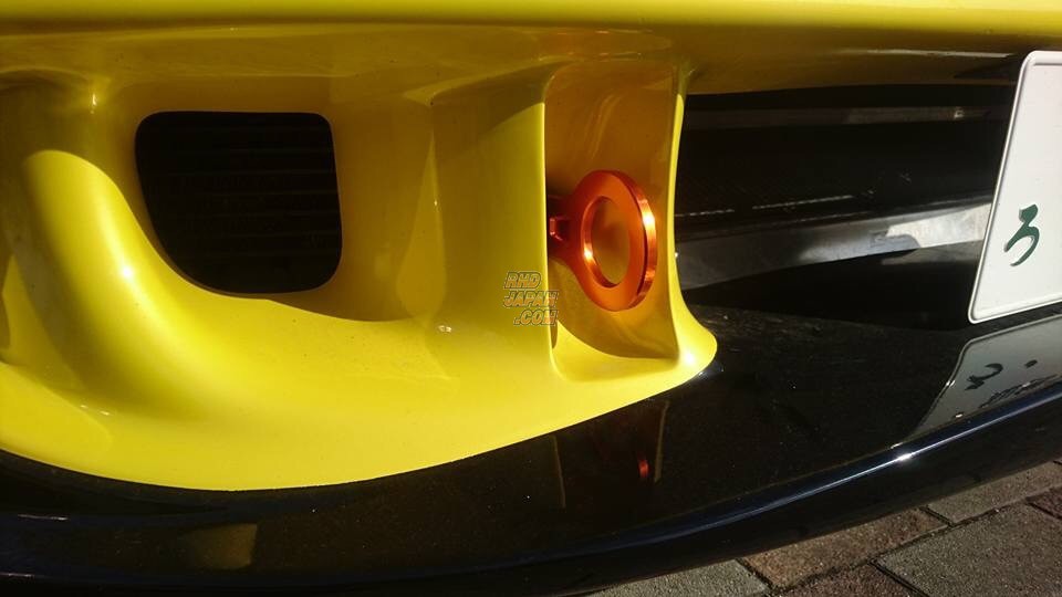 Super Now Tow Hook Front Orange - FD3S