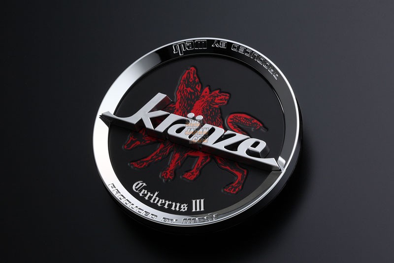 Weds Center Cap Kranze Cerberus III Series Chrome Black Red Velour