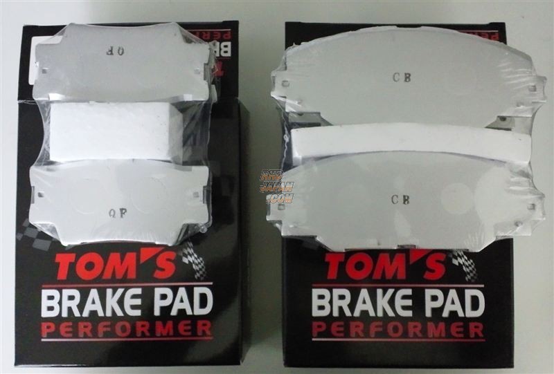 TOM'S Brake Pad Set Performer Rear - Lexus GS IS Toyota Crown / Athlete GRS18# GRS2# Crown Hybrid / Majesta UZS# Mark X GRX1#