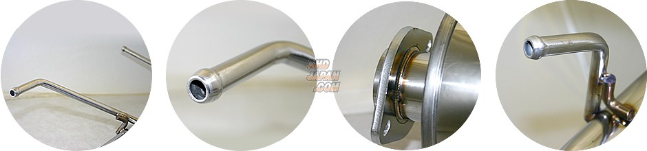 Reinhard #2 Dual Muffler Exhaust System Semi-Titanium for Circuit Type - HR34 NA 2 Door 2WD