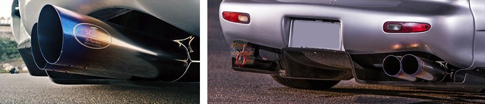Reinhard #2 Dual Muffler Exhaust System Semi-Titanium for Circuit Type - HR34 NA 2 Door 2WD