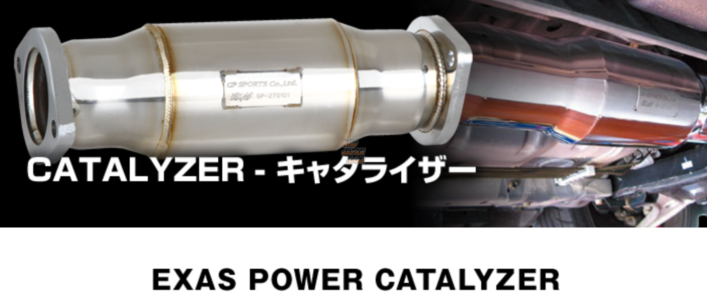 GP Sports EXAS Power Catalyzer Catalytic Converter JZX100 5MT Kouki