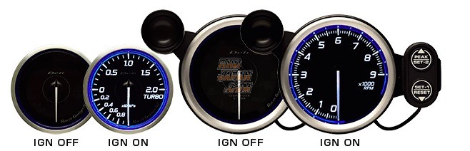 Defi DF Blue Racer N2 Boost Gauge Metric 52mm 2 Bar