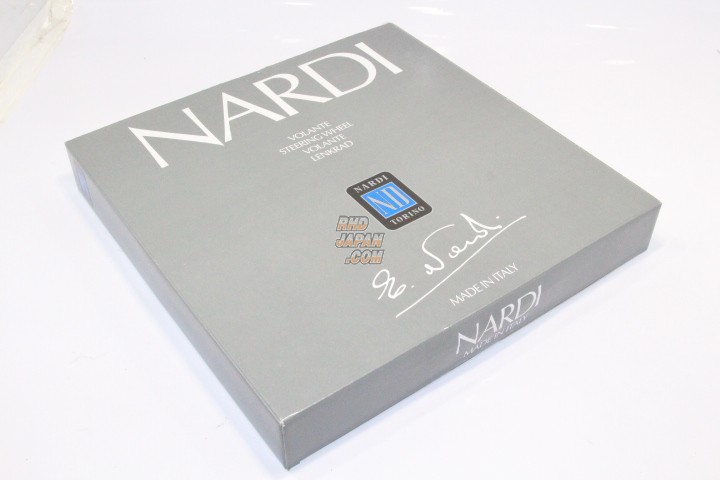 NARDI Classic Steering Wheel - Punching Leather Black Spoke - RHDJapan